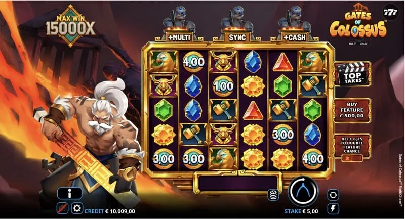 Gates of Colossus MultiChase - 6x5 makaralarla ana ekran